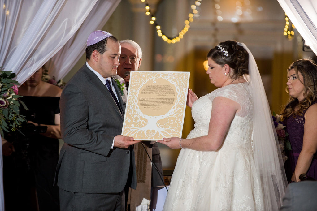 Tree of Life 2018 version - Papercut Ketubah